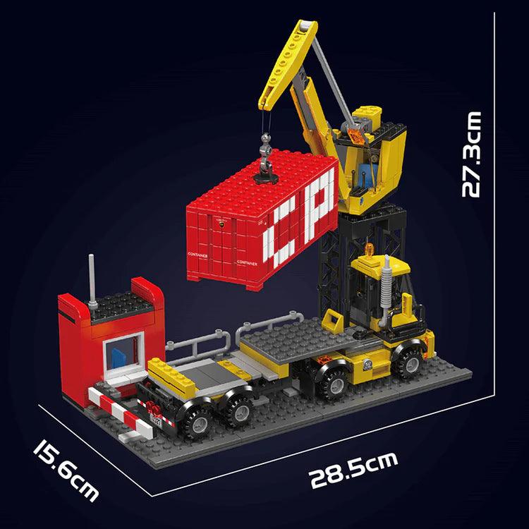 EMD SD40 vrachttrein met kraan 1169 delig BLOCKZONE @ 2TTOYS BLOCKZONE €. 202.99