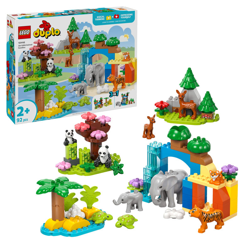 LEGO 3 in 1 Familie Wilde Dieren 10446 DUPLO (Pre-Order: januari 2025)