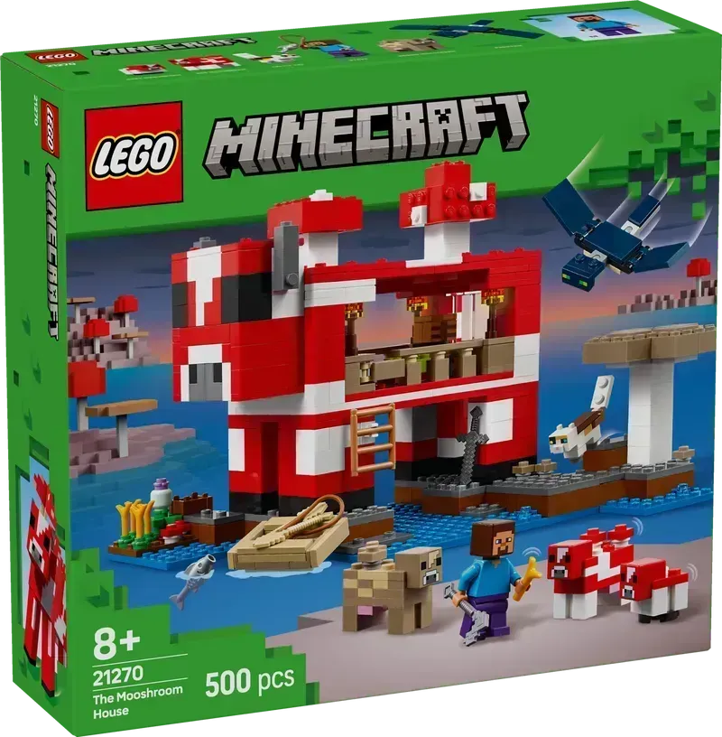 LEGO The Mushroom House 21270 Minecraft (Pre-Order: January 2025)