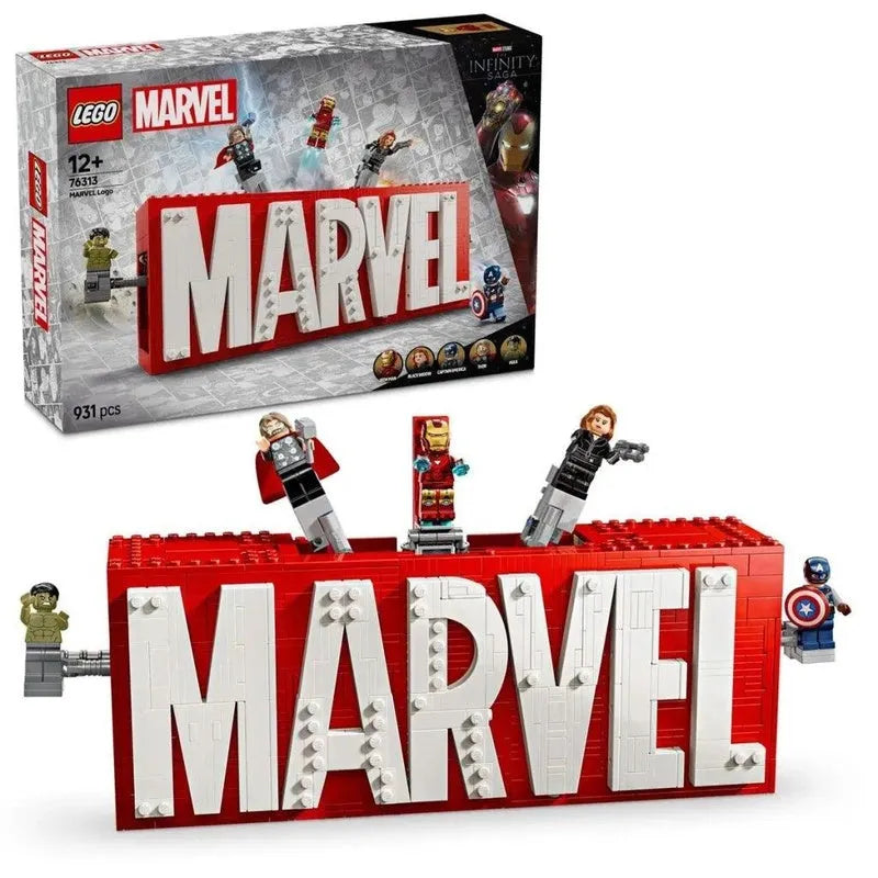 LEGO Marvel Logo und Figuren 76313 Superhelden