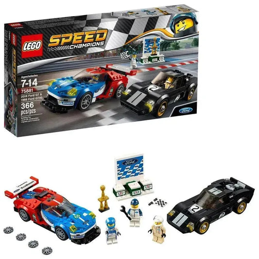 LEGO 2016 The Ford GT & 1966 Ford GT40 75881 Speedchampions LEGO SPEEDCHAMPIONS @ 2TTOYS | Official LEGO shop😊🥰 LEGO €. 34.99