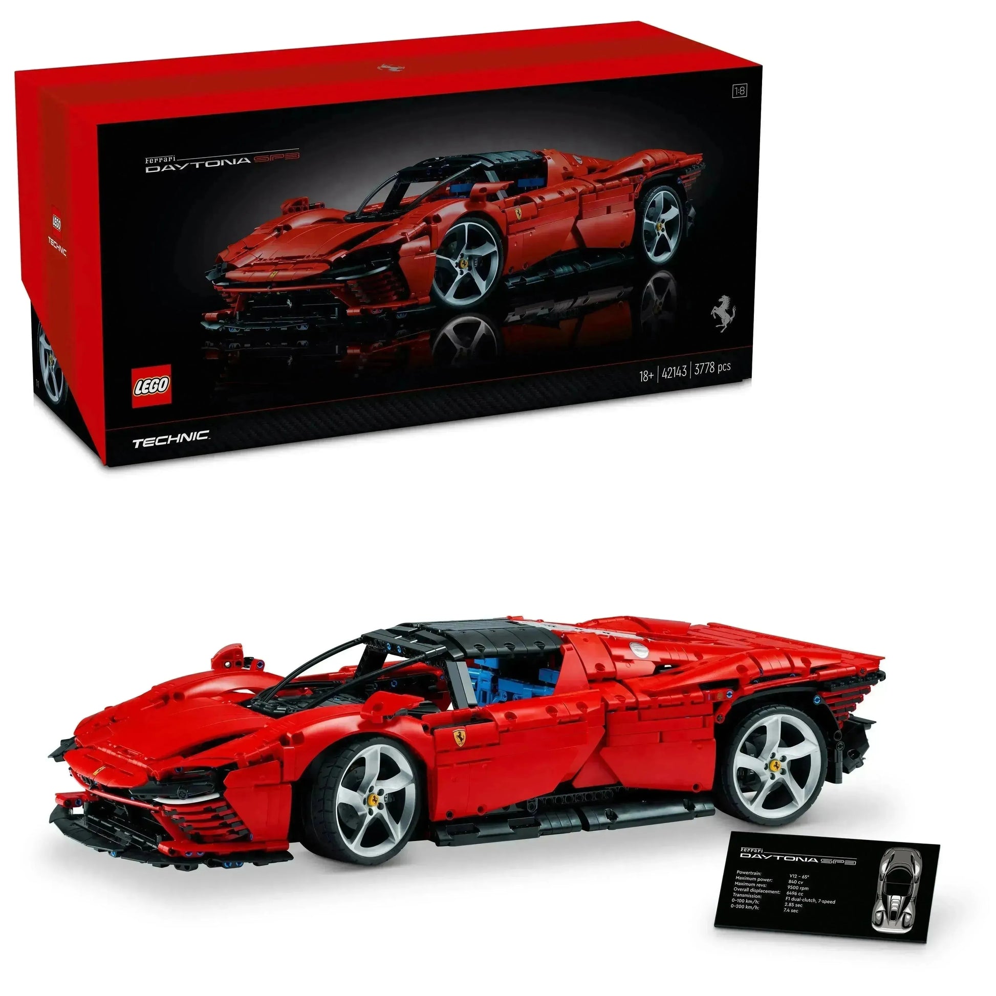 LEGO 42143 Ferrari Daytona SP3 (€. 20,00 per week + €. 50,00 borg) LEGO TECHNIC @ 2TTOYS | Official LEGO shop😊🥰 LEGO €. 20.00