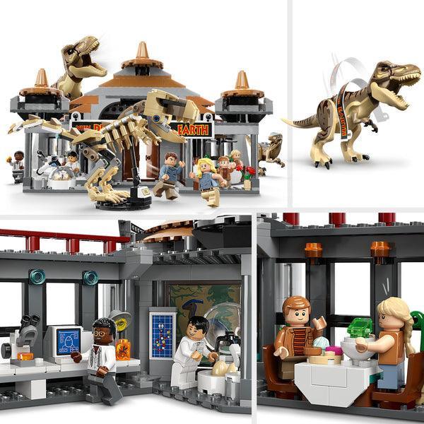 LEGO 76961 Visitor Centre: T. rex & Raptor Attack LEGO JURASSIC WORLD @ 2TTOYS LEGO €. 129.99