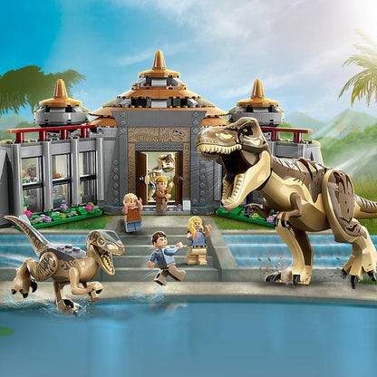 LEGO 76961 Visitor Centre: T. rex & Raptor Attack LEGO JURASSIC WORLD @ 2TTOYS LEGO €. 129.99