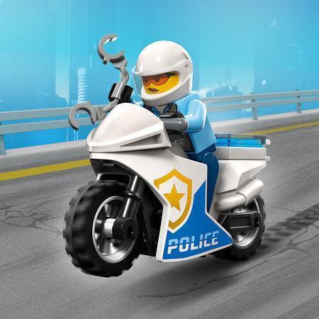 LEGO Achtervolging op de politiemotor 60392 City LEGO CITY @ 2TTOYS | Official LEGO shop😊🥰 LEGO €. 8.48