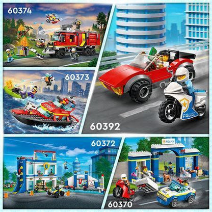 LEGO Achtervolging op de politiemotor 60392 City LEGO CITY @ 2TTOYS | Official LEGO shop😊🥰 LEGO €. 8.48