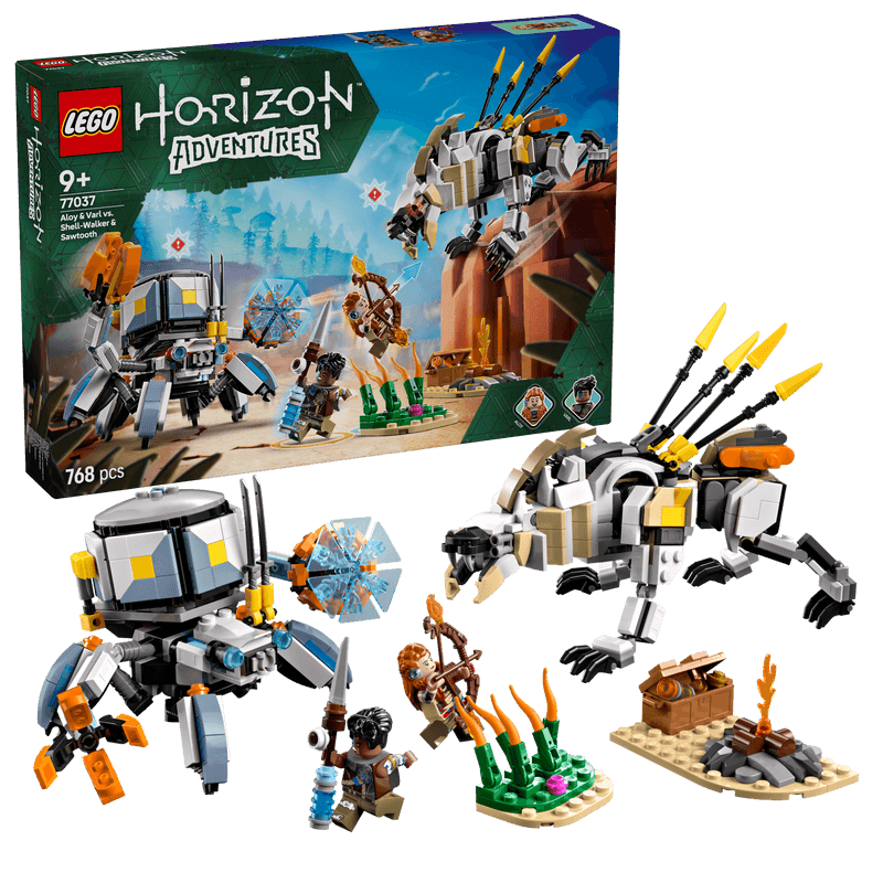 LEGO Aloy & Varl vs. Shell-Walker & Sawtooth 77037 Horizon (Levering: maart 2025) @ 2TTOYS | Official LEGO shop😊🥰 LEGO €. 38.49