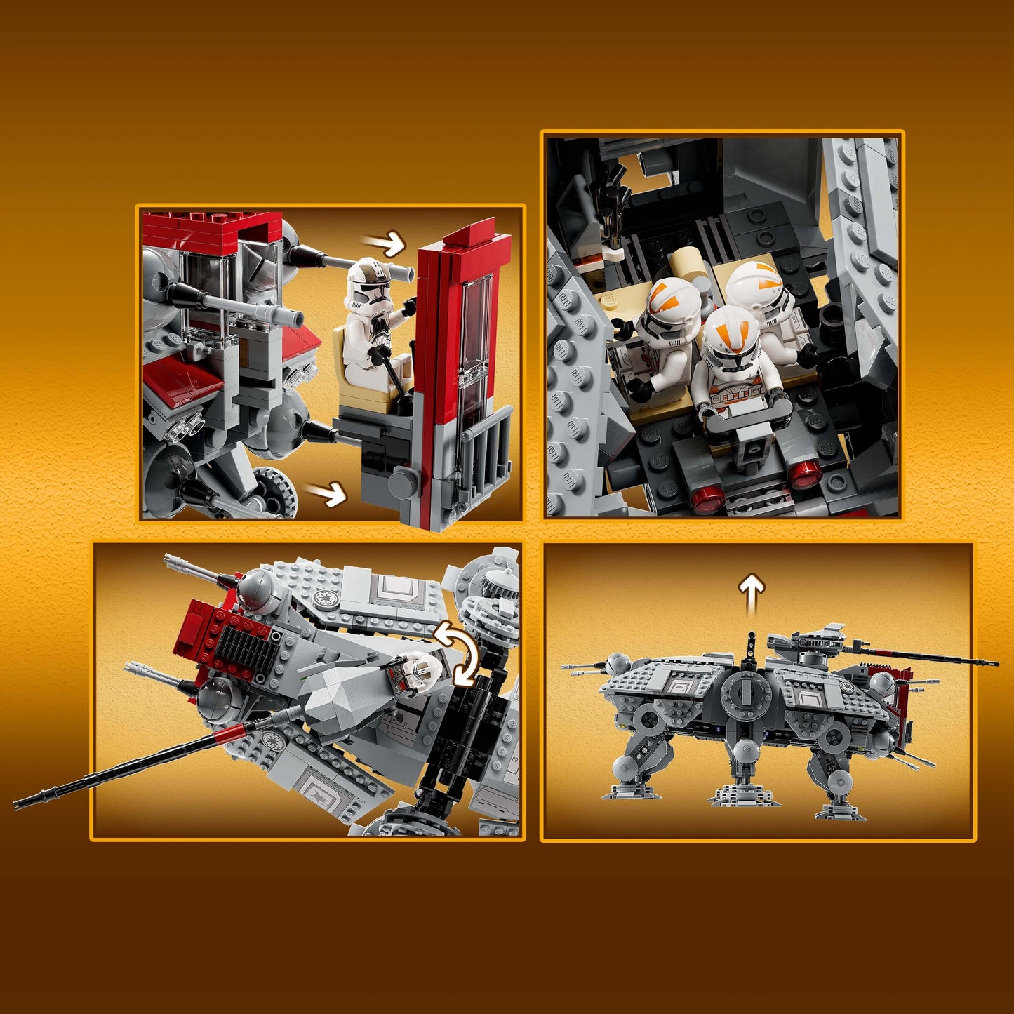 LEGO AT-TE Walker 75337 StarWars LEGO STARWARS @ 2TTOYS | Official LEGO shop😊🥰 LEGO €. 118.48