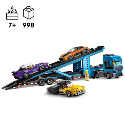 LEGO Autotransporter met Sportwagens 60408 City LEGO CITY GEWELDIGE AUTOS @ 2TTOYS | Official LEGO shop😊🥰 LEGO €. 76.49