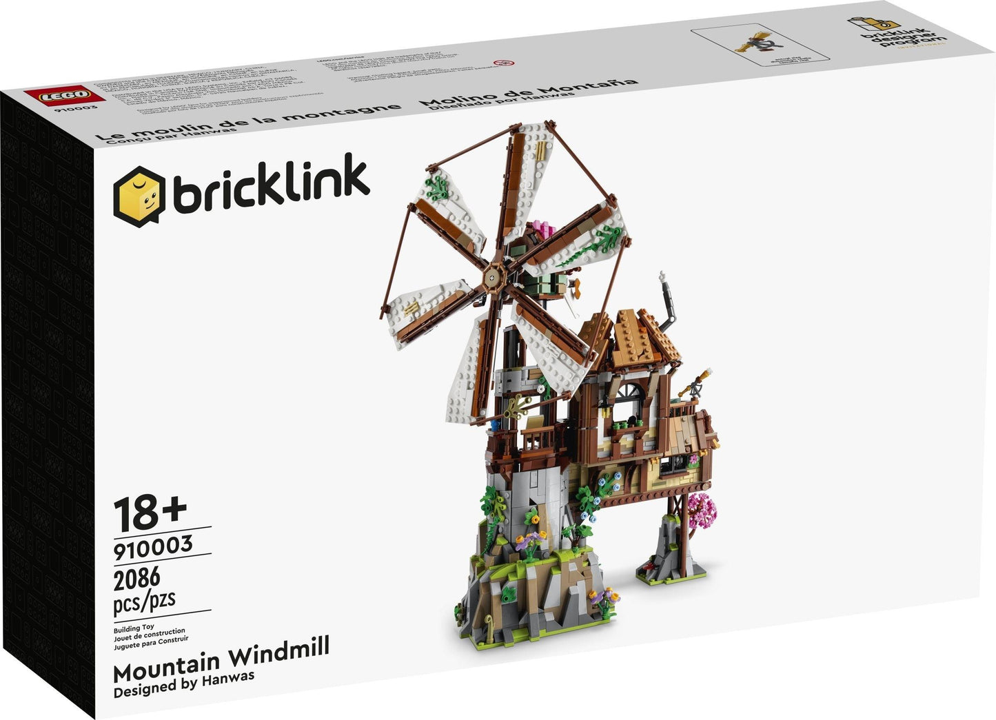 LEGO Berg windmolen 910003 Bricklink LEGO BRICKLINK @ 2TTOYS | Official LEGO shop😊🥰 BRICKLINK €. 219.99