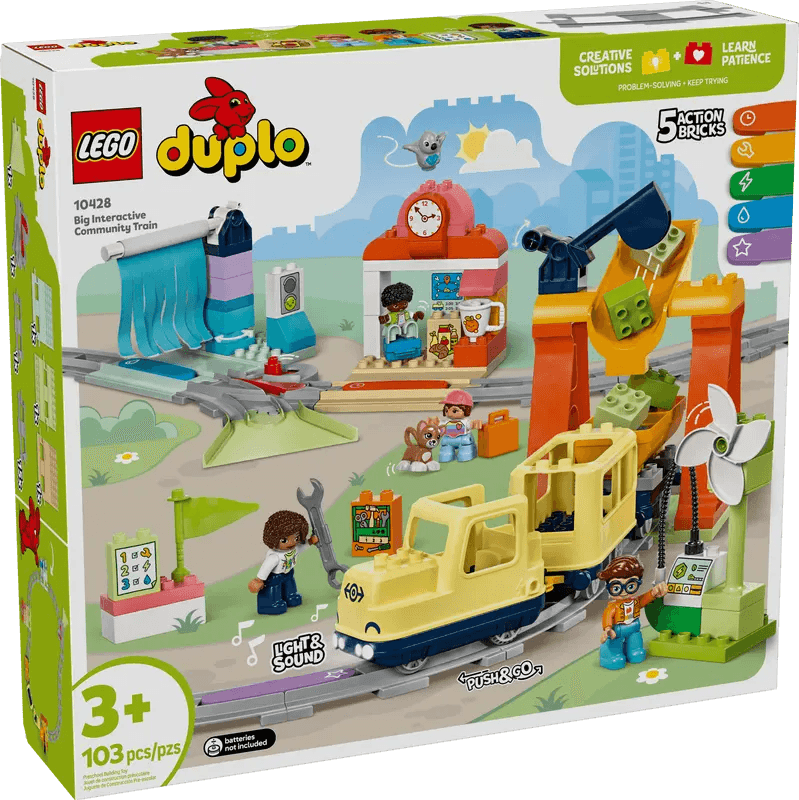 LEGO Big Interactive Community Train 10428 DUPLO LEGO DUPLO @ 2TTOYS | Official LEGO shop😊🥰 LEGO €. 118.99