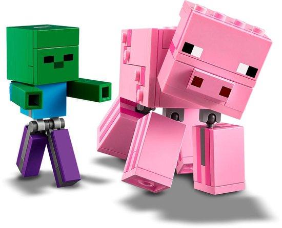 LEGO BigFig Varken met Babyzombie 21157 Minecraft LEGO MINECRAFT @ 2TTOYS LEGO €. 22.99