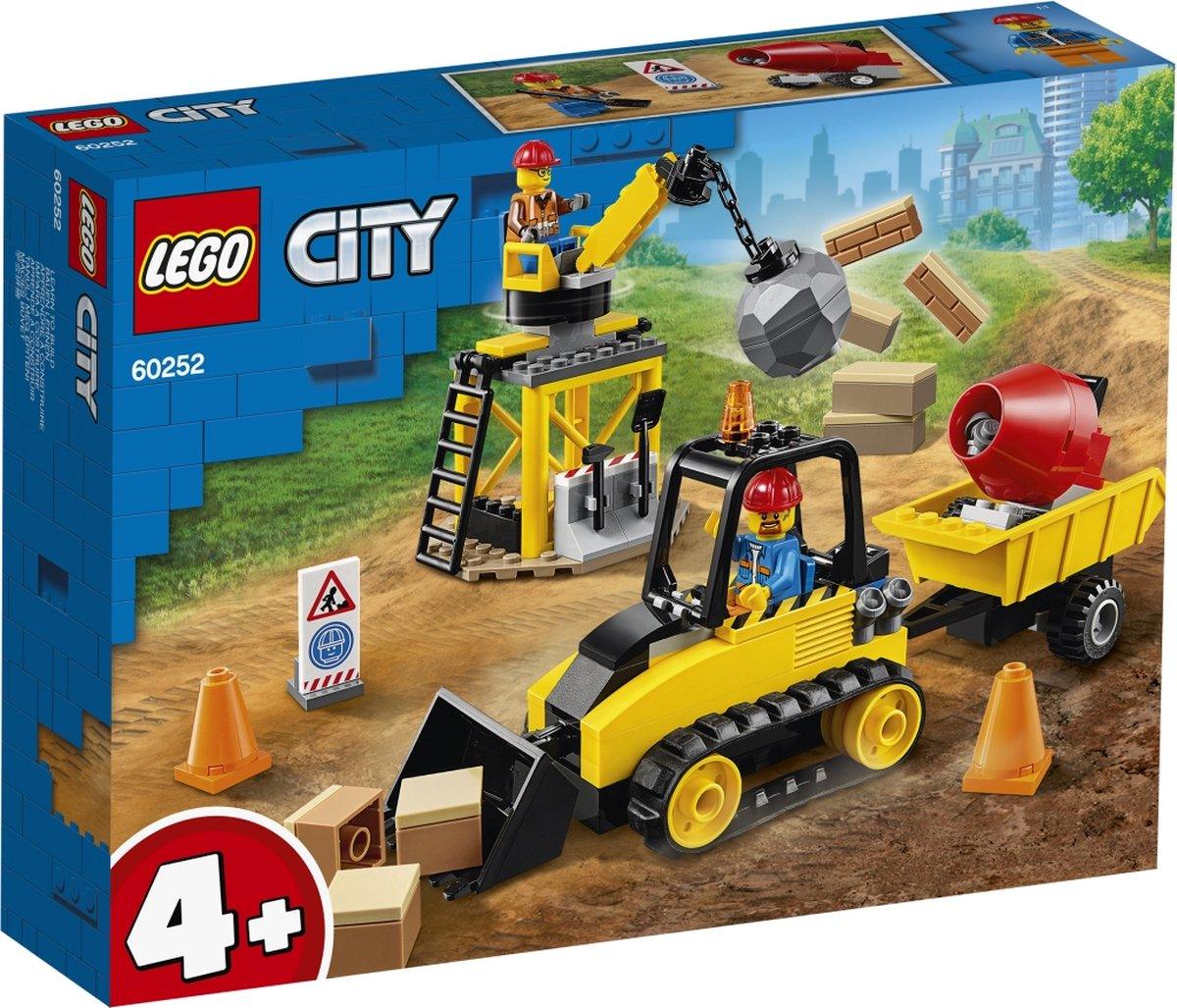 LEGO Bouw Bulldozer Graafmachine 60252 City LEGO CITY BOUWPLAATS @ 2TTOYS LEGO €. 15.49