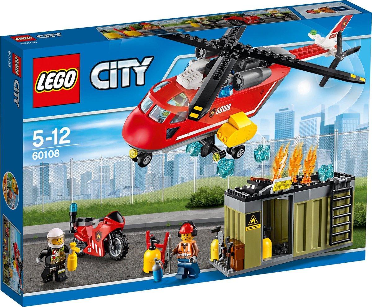 LEGO Brandweer Helikopter en motor 60108 City LEGO CITY BRANDWEER @ 2TTOYS | Official LEGO shop😊🥰 LEGO €. 39.99