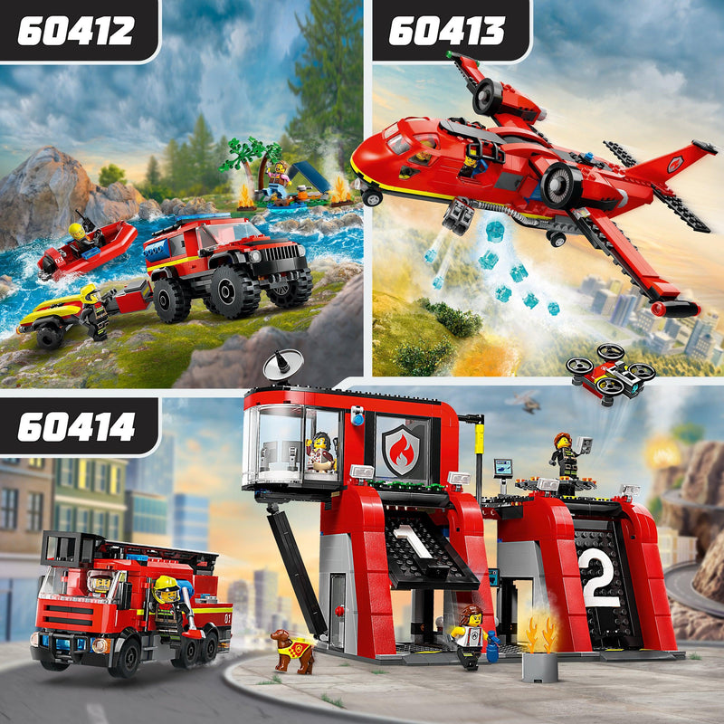 LEGO Brandweerkazerne met luchtladdervoertuig 60414 City LEGO FRIENDS @ 2TTOYS | Official LEGO shop😊🥰 LEGO €. 67.49