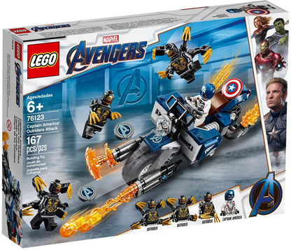 LEGO Captain America: Aanval van de Outriders 76123 Marvel Super Heroes LEGO Captain America: Outriders Attack 76123 Marvel Super Heroes 76123 @ 2TTOYS LEGO €. 16.49