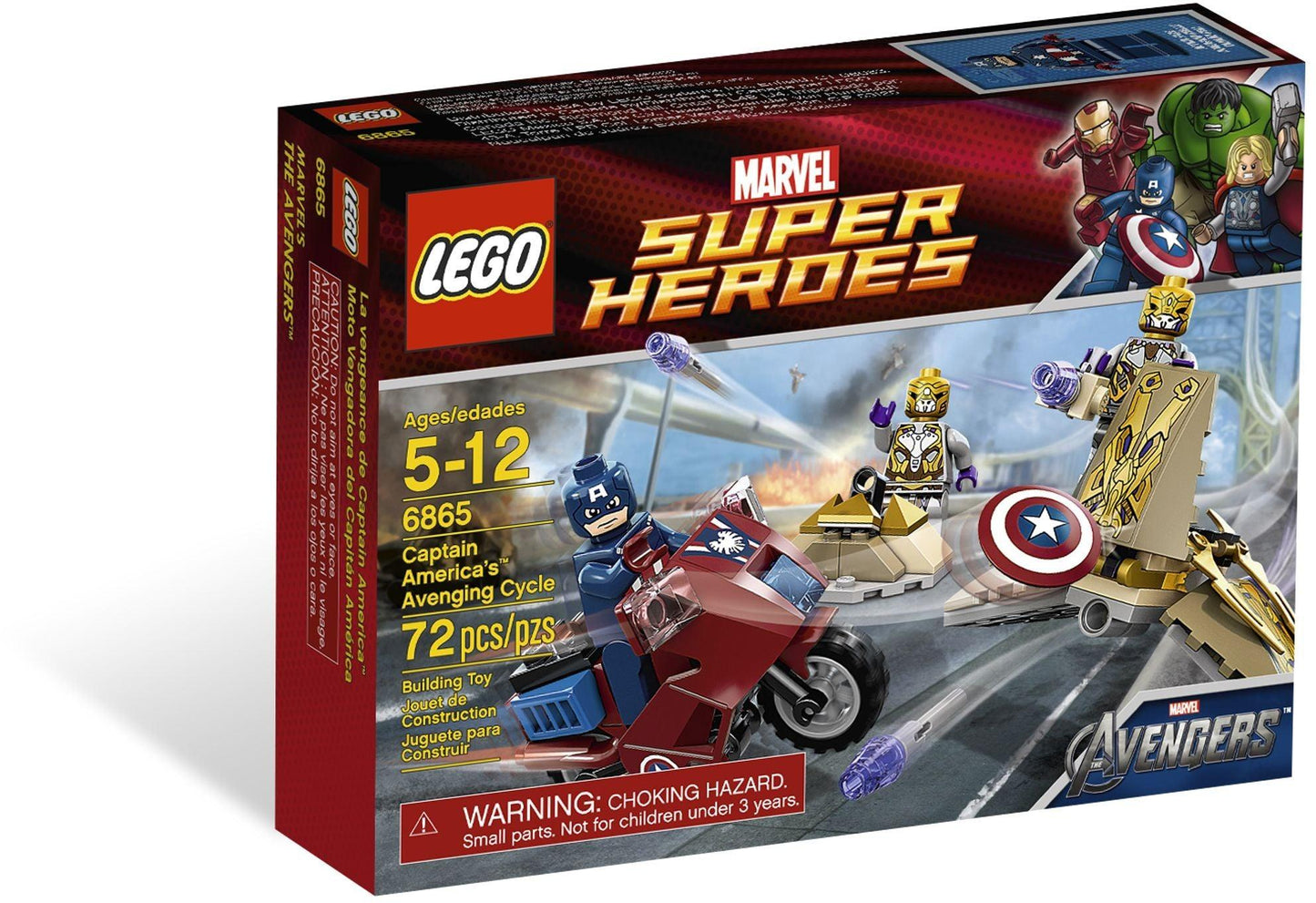 LEGO Captain America's Avenging Cycle 6865 Marvel Super Heroes LEGO Captain America's Avenging Cycle 6865 Marvel Super Heroes 6865 @ 2TTOYS LEGO €. 12.99