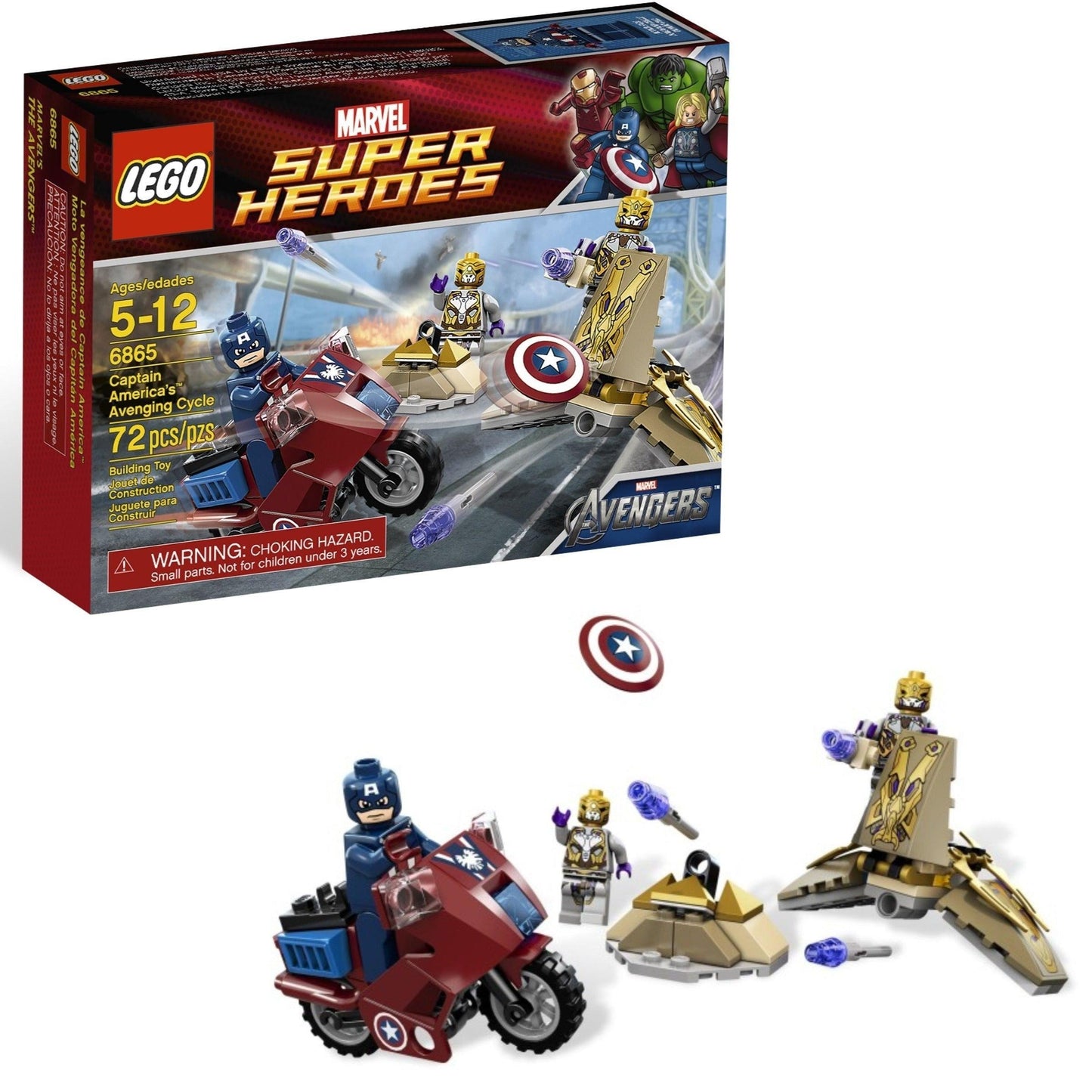 LEGO Captain America's Avenging Motorfiets 6865 Marvel Super Heroes LEGO Captain America's Avenging Cycle 6865 Marvel Super Heroes 6865 @ 2TTOYS | Official LEGO shop😊🥰 LEGO €. 12.99