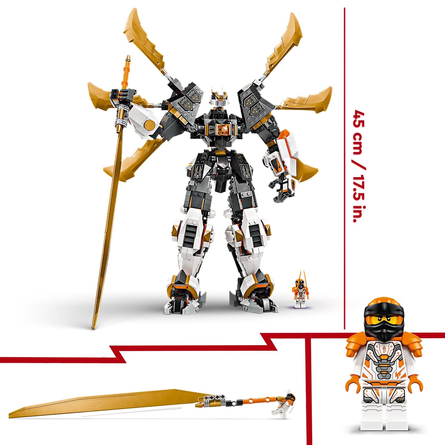 LEGO Cole's Titanium Dragon Mech 71821 Ninjago LEGO Ninjago @ 2TTOYS | Official LEGO shop😊🥰 LEGO €. 84.99