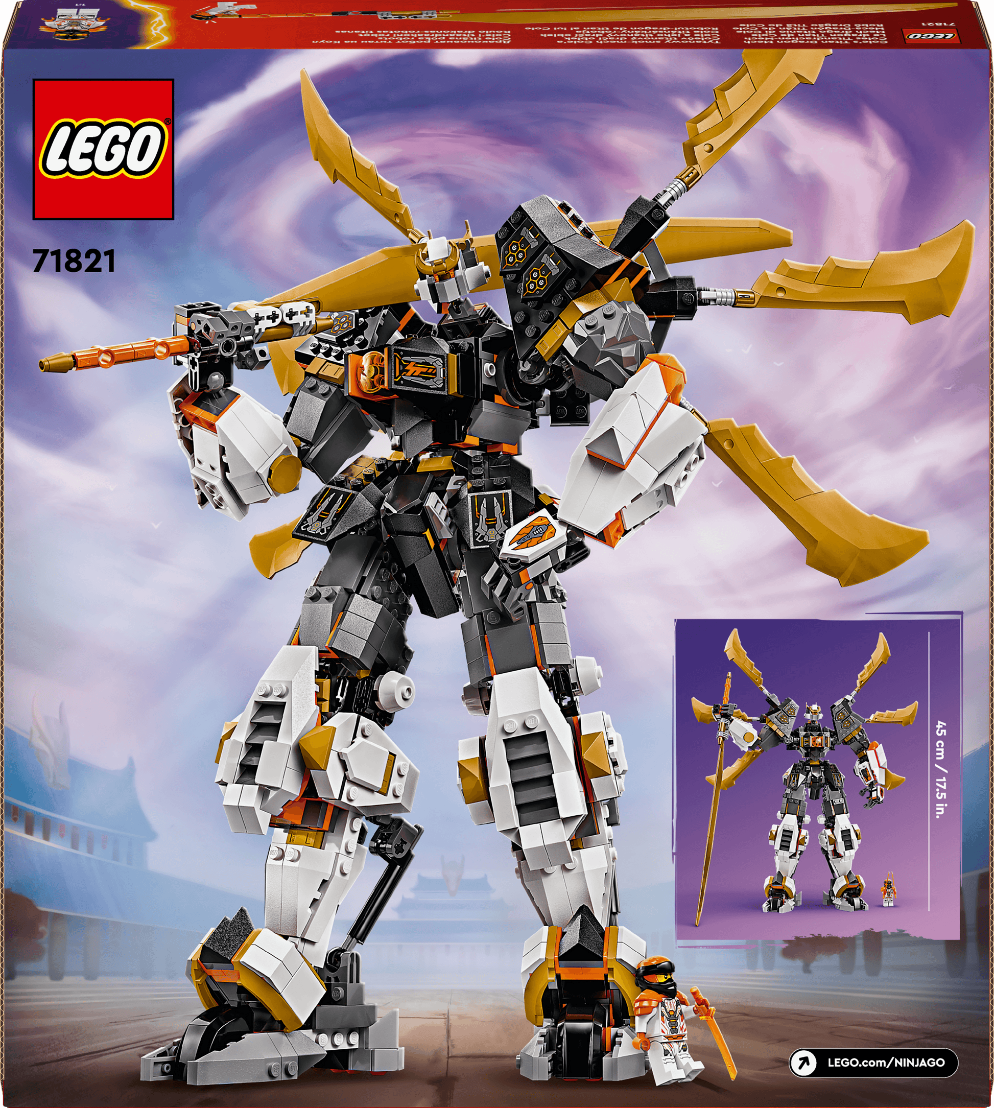 LEGO Cole's Titanium Dragon Mech 71821 Ninjago (Pre-Order: verwacht juni) LEGO Ninjago @ 2TTOYS LEGO €. 84.99