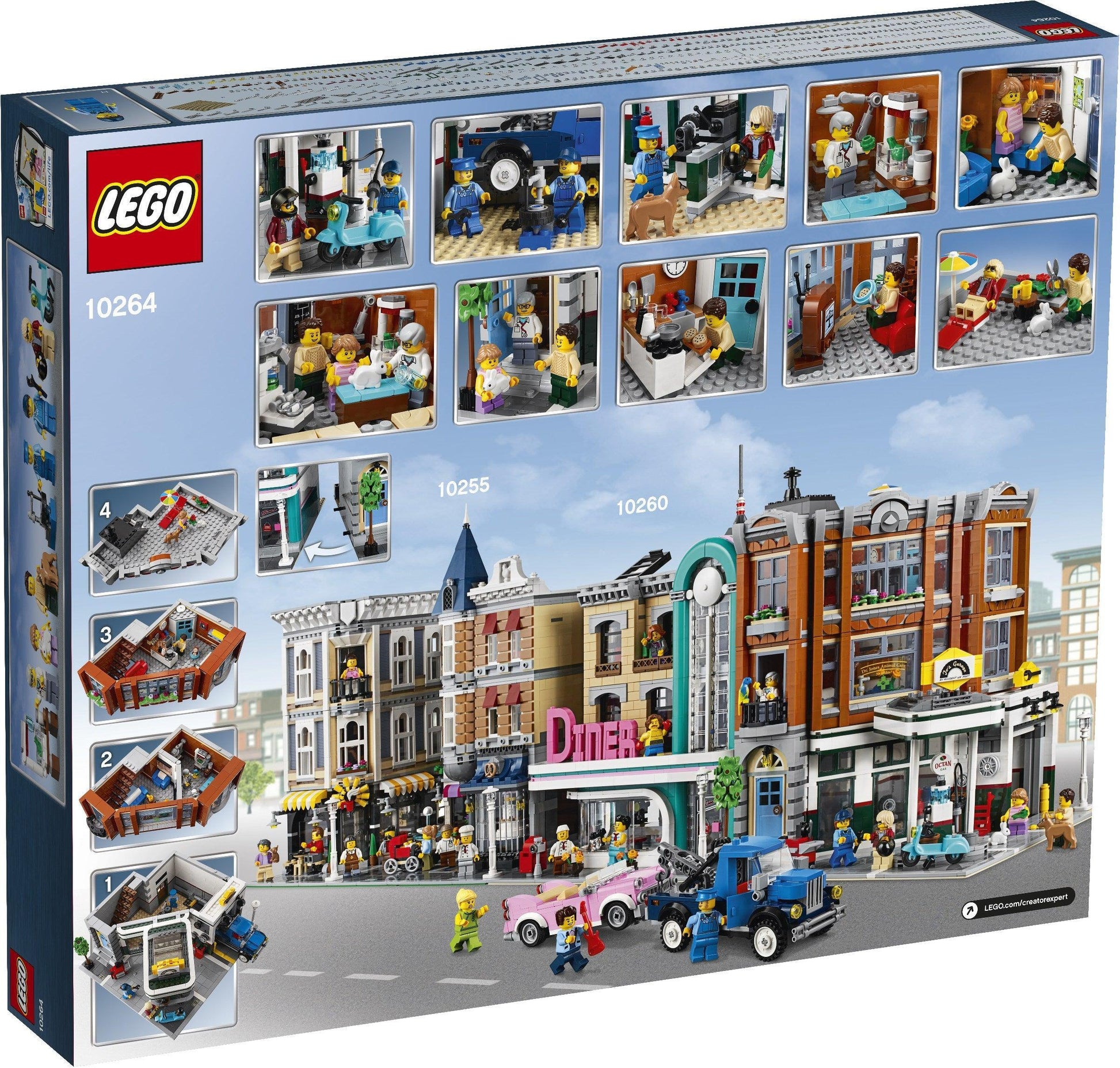 LEGO Corner Garage 10264 Creator Expert LEGO CREATOR EXPERT MODULAIR @ 2TTOYS LEGO €. 274.99