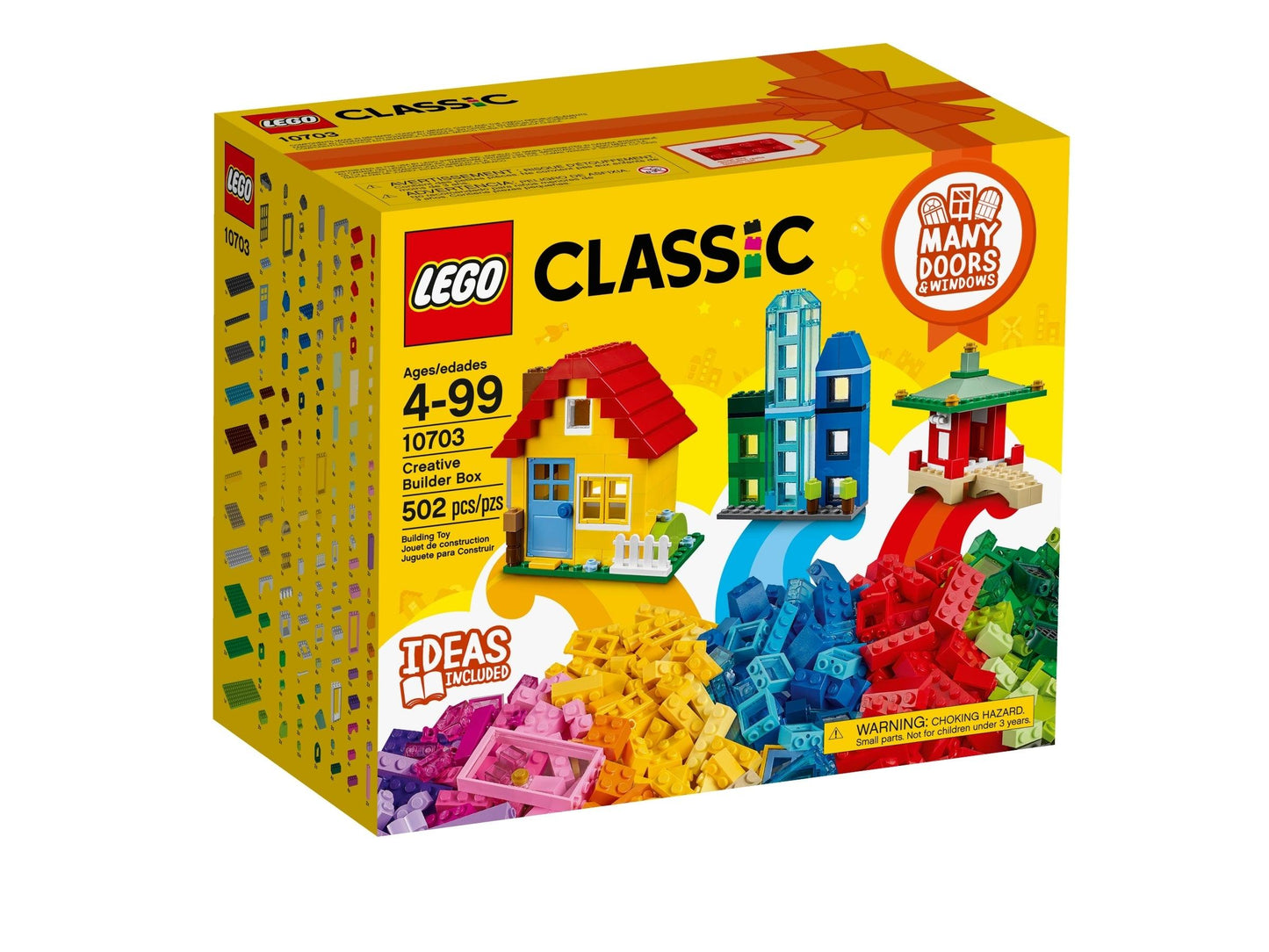 LEGO Creatieve bouwdoos, 502 losse LEGO stenen 10703 Classic LEGO CLASSIC @ 2TTOYS | Official LEGO shop😊🥰 LEGO €. 44.99