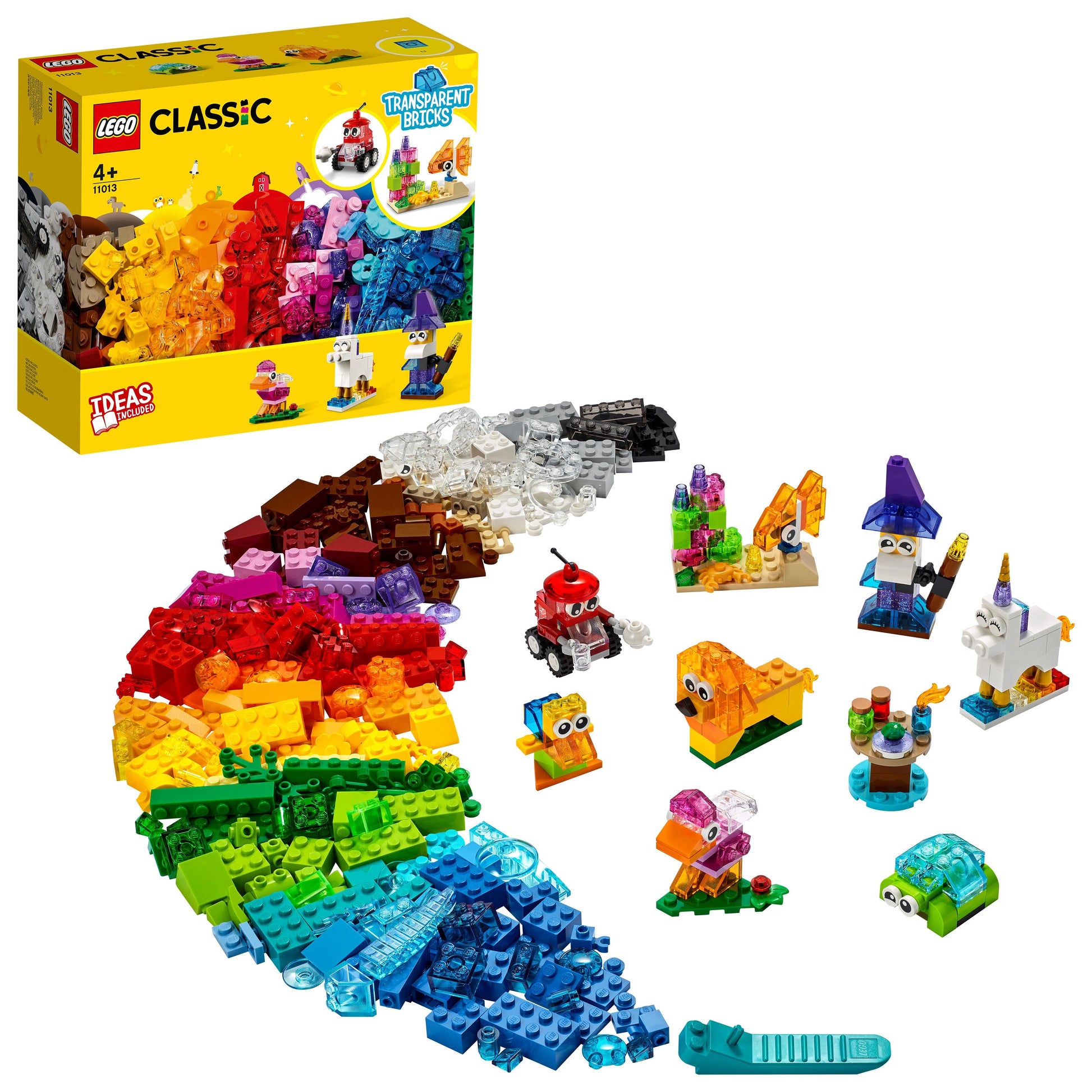 LEGO Creatieve doorzichtige transparante doorzichtige stenen 11013 Classic LEGO CLASSIC @ 2TTOYS LEGO €. 29.74