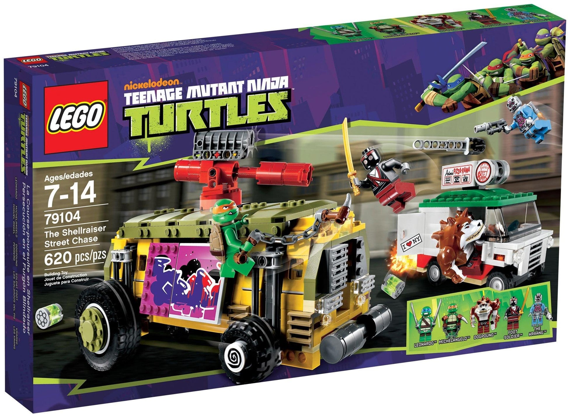 LEGO De Shellraiser straatrace 79104 Teenage Mutant Ninja Turtles LEGO TEENAGE MUTANT NINJA TURTES @ 2TTOYS | Official LEGO shop😊🥰 LEGO €. 124.99