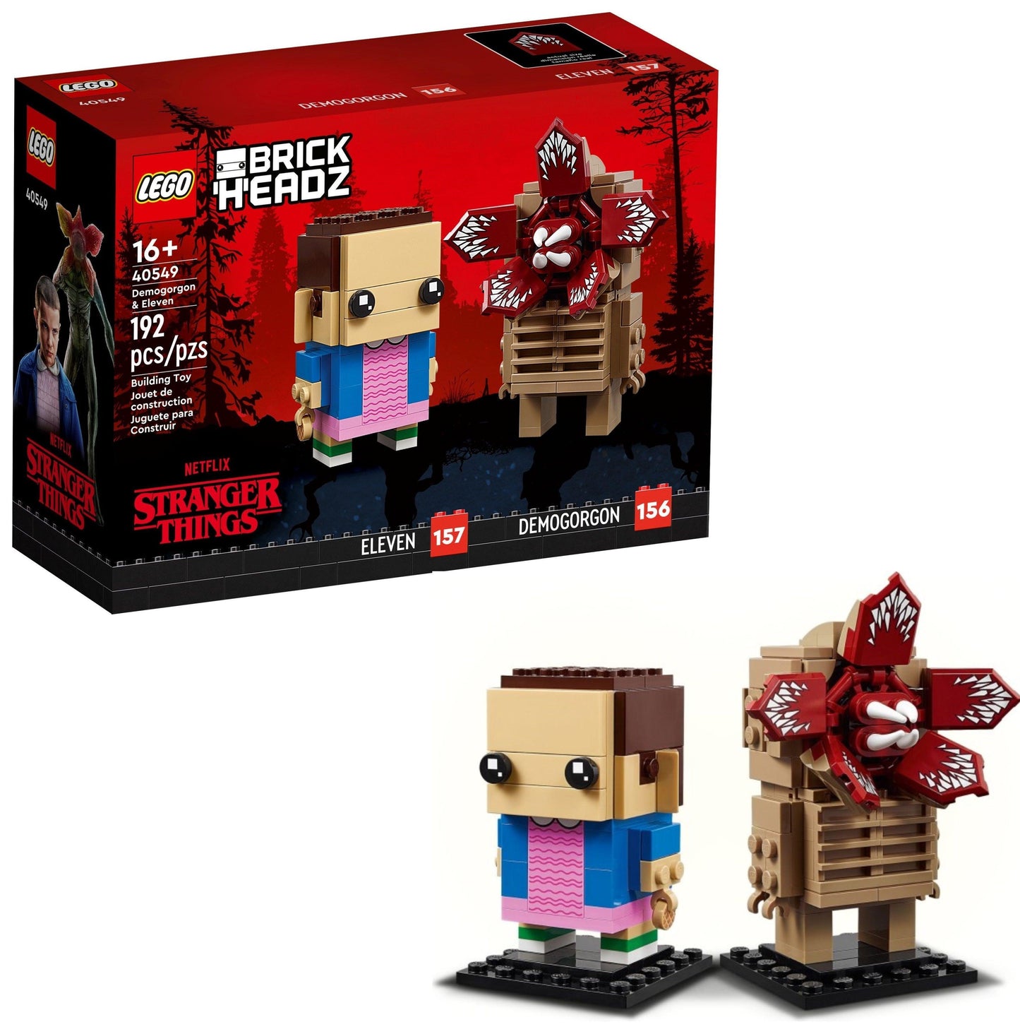 LEGO Demogorgon and Eleven 40549 BrickHeadz LEGO BRICKHEADZ @ 2TTOYS LEGO €. 39.99