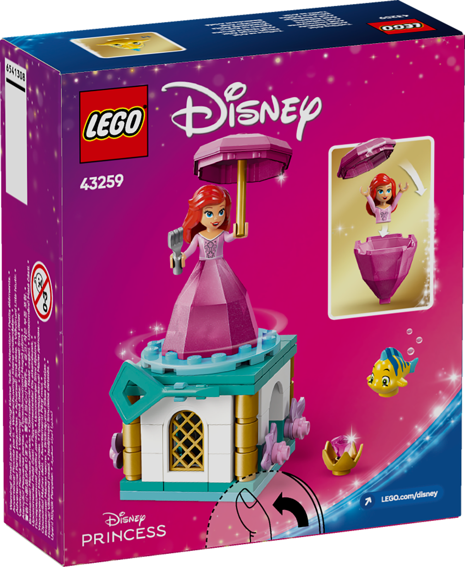 LEGO Draaiende Ariel 43259 Disney (Pre-Order: januari 2025) @ 2TTOYS | Official LEGO shop😊🥰 LEGO €. 8.49