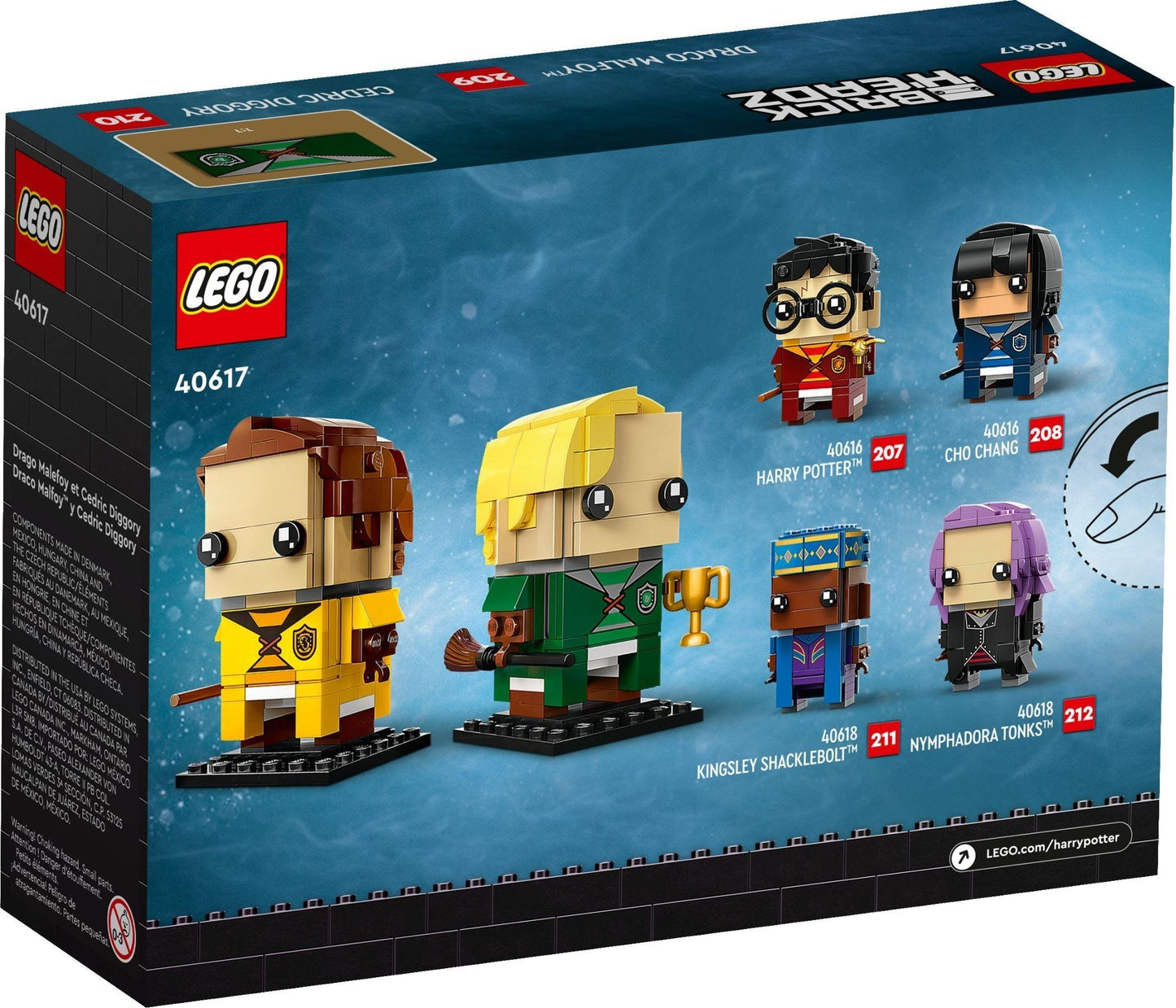 LEGO Draco Malfoy™ and Cedric Diggory 40617 Brickheadz LEGO BRICKHEADZ @ 2TTOYS | Official LEGO shop😊🥰 LEGO €. 24.99