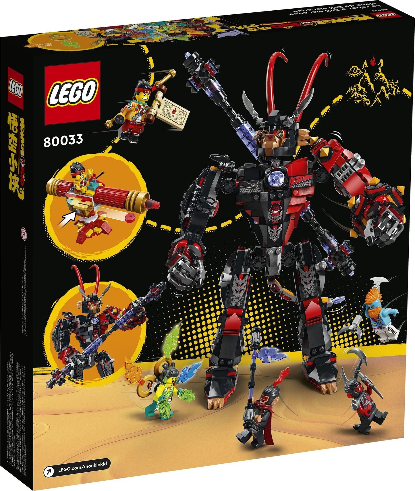 LEGO Evil Macaque's Mecha 80033 Monkie Kid LEGO Monkie Kid - Season 3 @ 2TTOYS LEGO €. 89.99