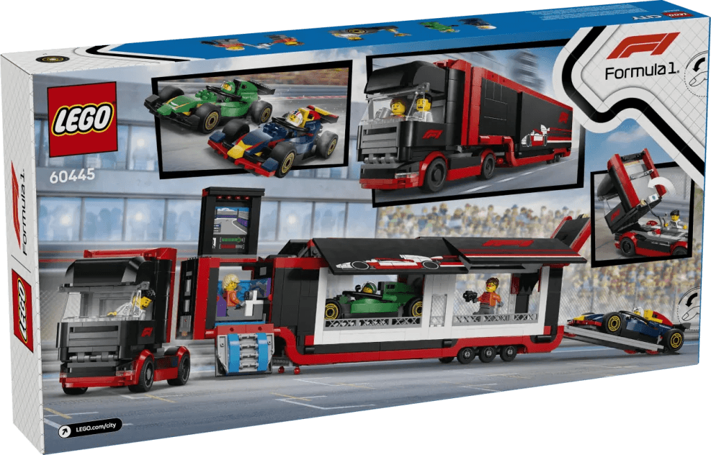 LEGO F1 Truck met Red Bull RB20 & Aston Martin AMR24 F1 auto's 60445 City LEGO CREATOR @ 2TTOYS | Official LEGO shop😊🥰 LEGO €. 84.99