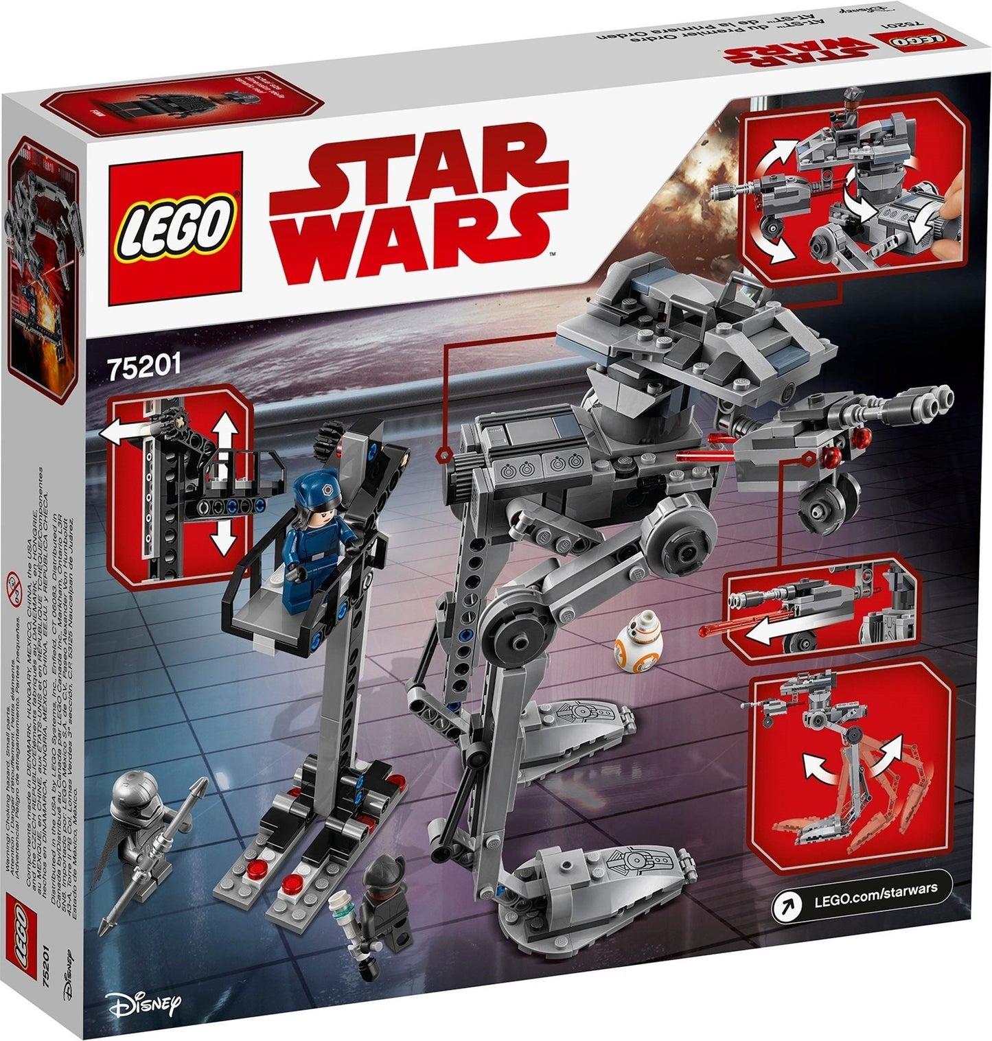 LEGO First Order AT-ST All Terrain Scout Transport 75201 StarWars LEGO STARWARS @ 2TTOYS | Official LEGO shop😊🥰 LEGO €. 58.49