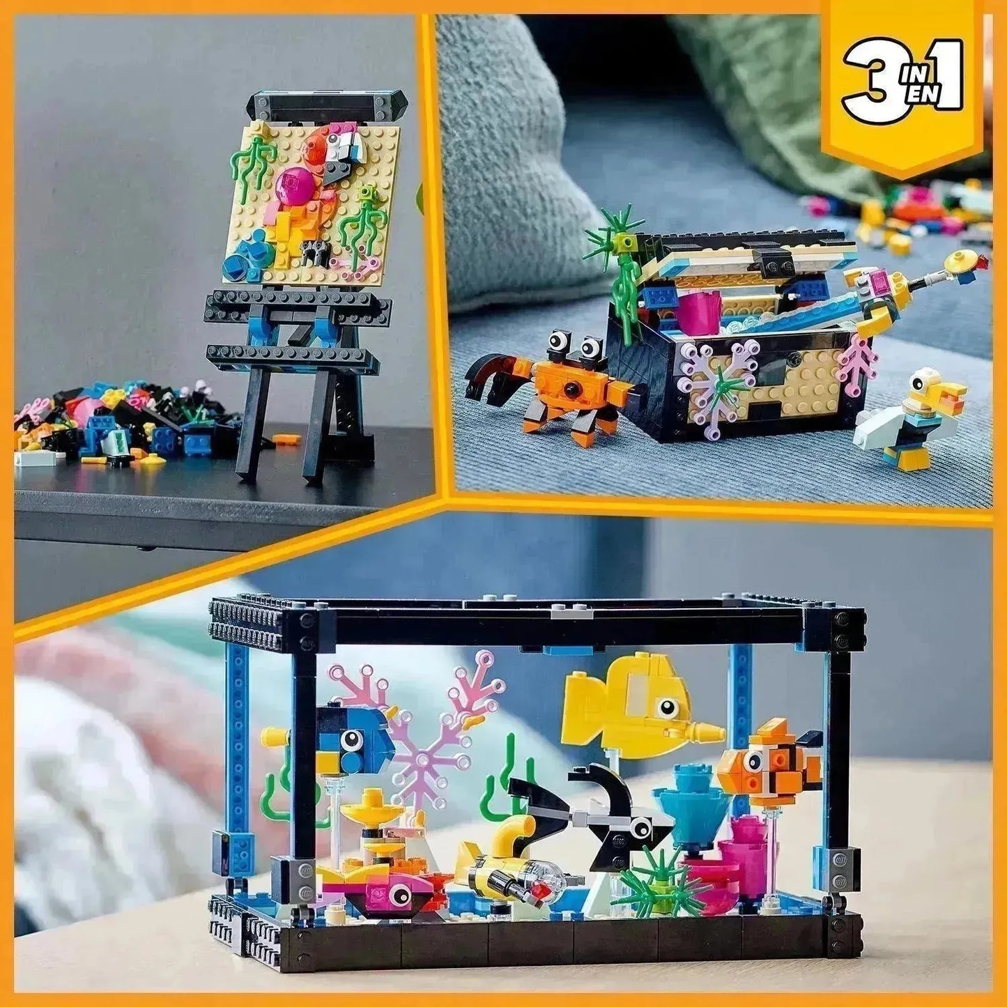 LEGO Fish Tank 31122 Creator LEGO CREATOR @ 2TTOYS | Official LEGO shop😊🥰 LEGO €. 29.99