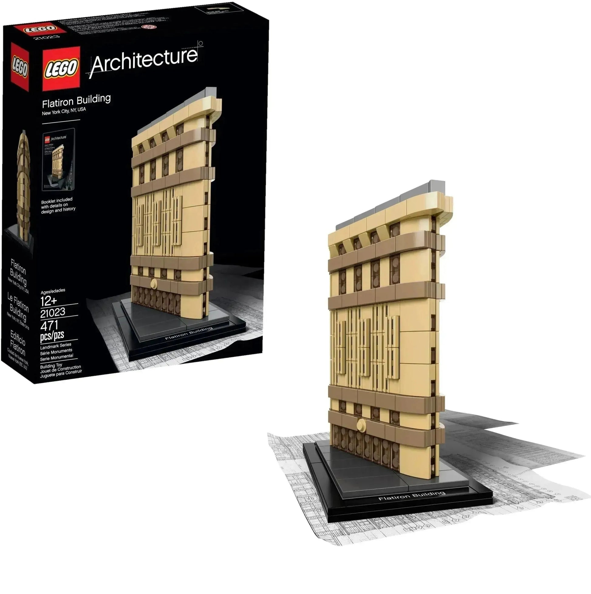 LEGO Flatiron Building 21023 Architecture (USED) LEGO ARCHITECTURE @ 2TTOYS | Official LEGO shop😊🥰 LEGO €. 78.99