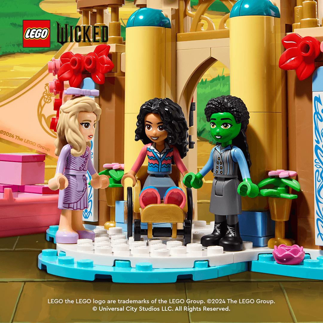 LEGO Glinda, Elphaba en Nessarose op Shiz University 75681 Wicked LEGO DISNEY @ 2TTOYS | Official LEGO shop😊🥰 LEGO €. 25.29