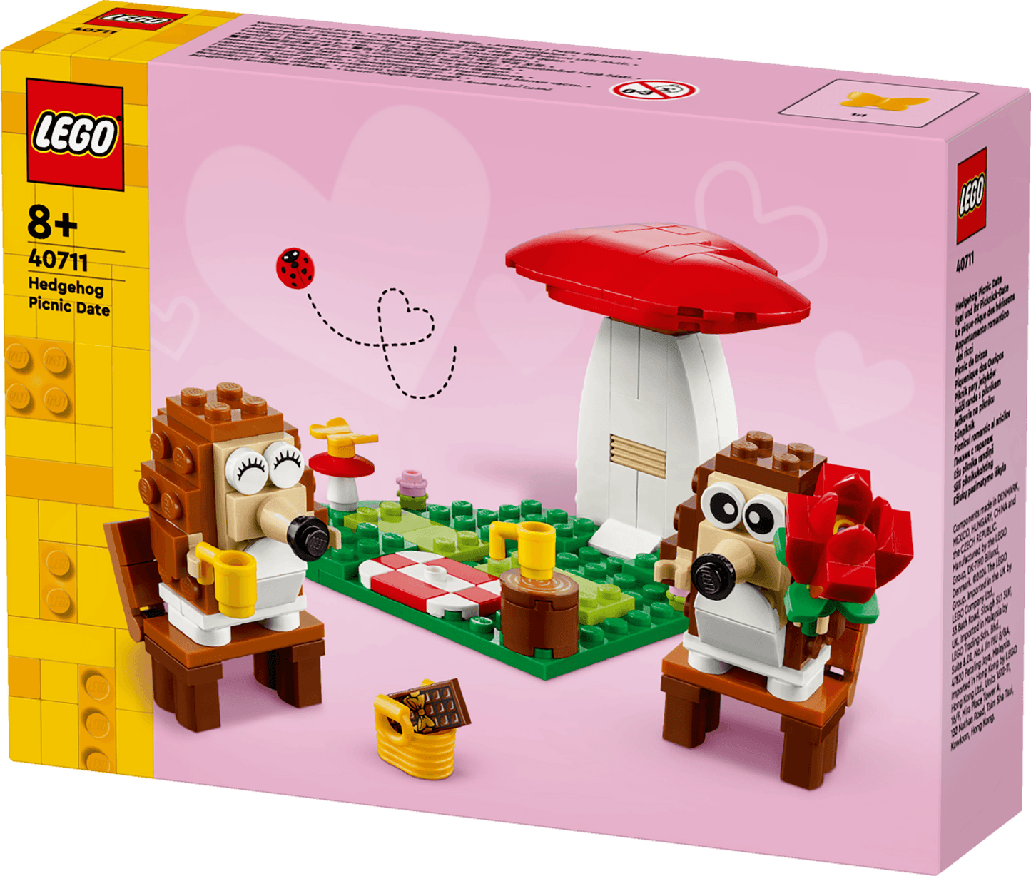 LEGO Hedgehog Picnic Date 40711 Creator LEGO Creator @ 2TTOYS | Official LEGO shop😊🥰 LEGO €. 12.49