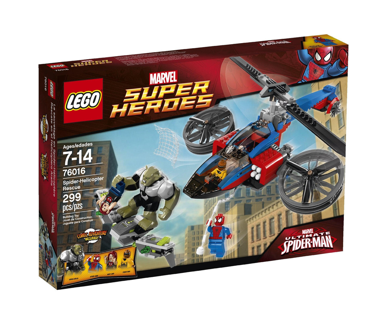 LEGO Helikopter redding 76016 SpiderMan LEGO SPIDERMAN @ 2TTOYS LEGO €. 49.99