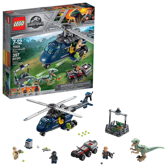 LEGO Helikopteractervolging met Owen en de Velociraptor 75928 Jurassic World LEGO JURASSIC WORLD @ 2TTOYS | Official LEGO shop😊🥰 LEGO €. 59.99