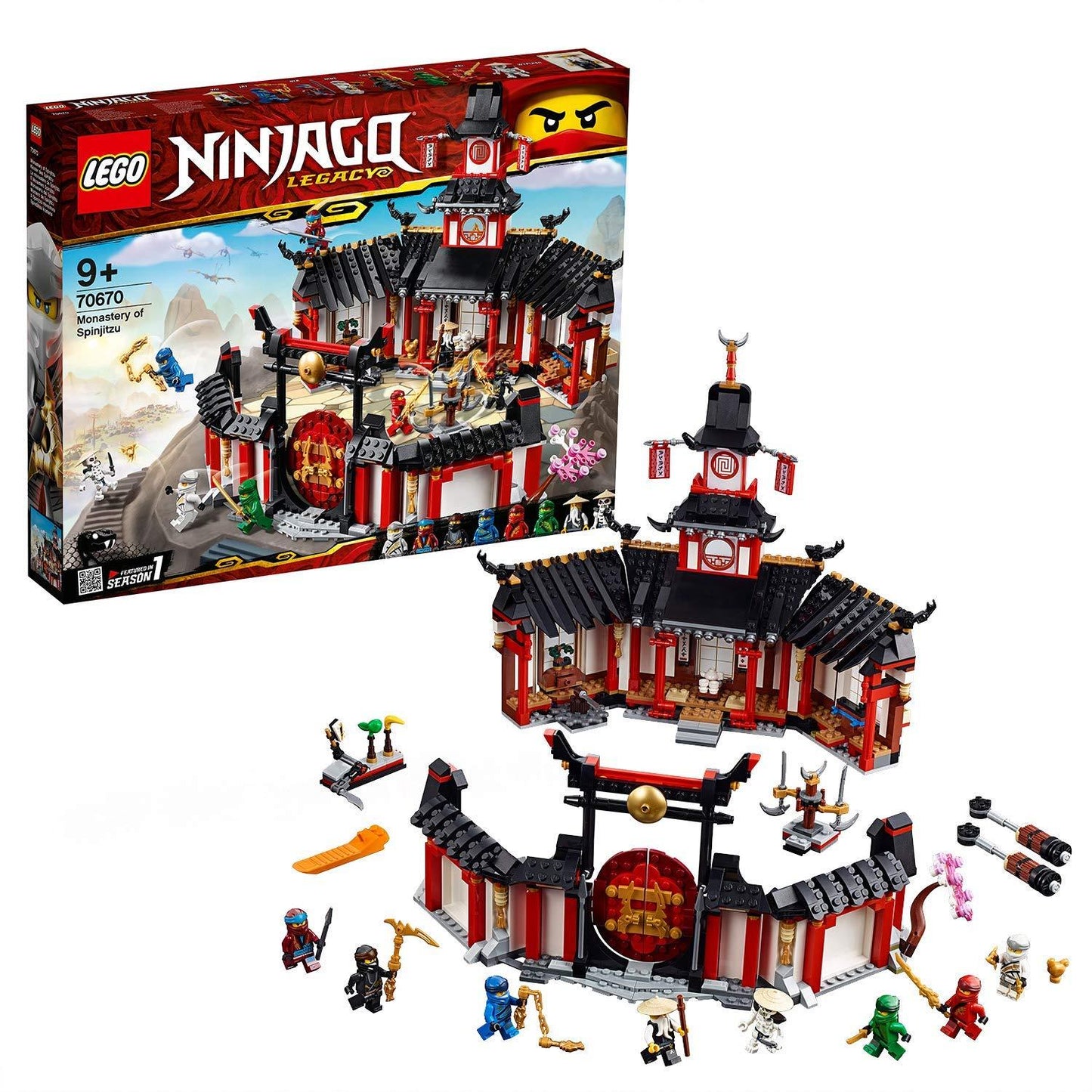 LEGO Het Klooster van de Spinjitzu Ninja's 70670 Ninjago LEGO NINJAGO @ 2TTOYS | Official LEGO shop😊🥰 LEGO €. 84.99