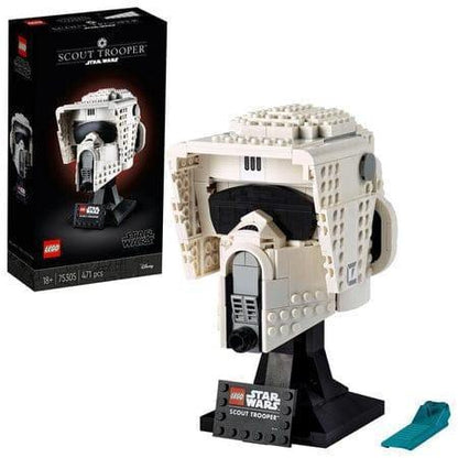 LEGO Imperial Scout Trooper Helm Wit 75305 StarWars LEGO STARWARS @ 2TTOYS | Official LEGO shop😊🥰 LEGO €. 89.99