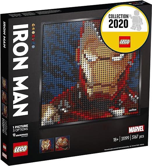 LEGO Iron Man schilderij Marvel Studio 31199 Art (USED) LEGO SUPERHEROES @ 2TTOYS | Official LEGO shop😊🥰 LEGO €. 99.99