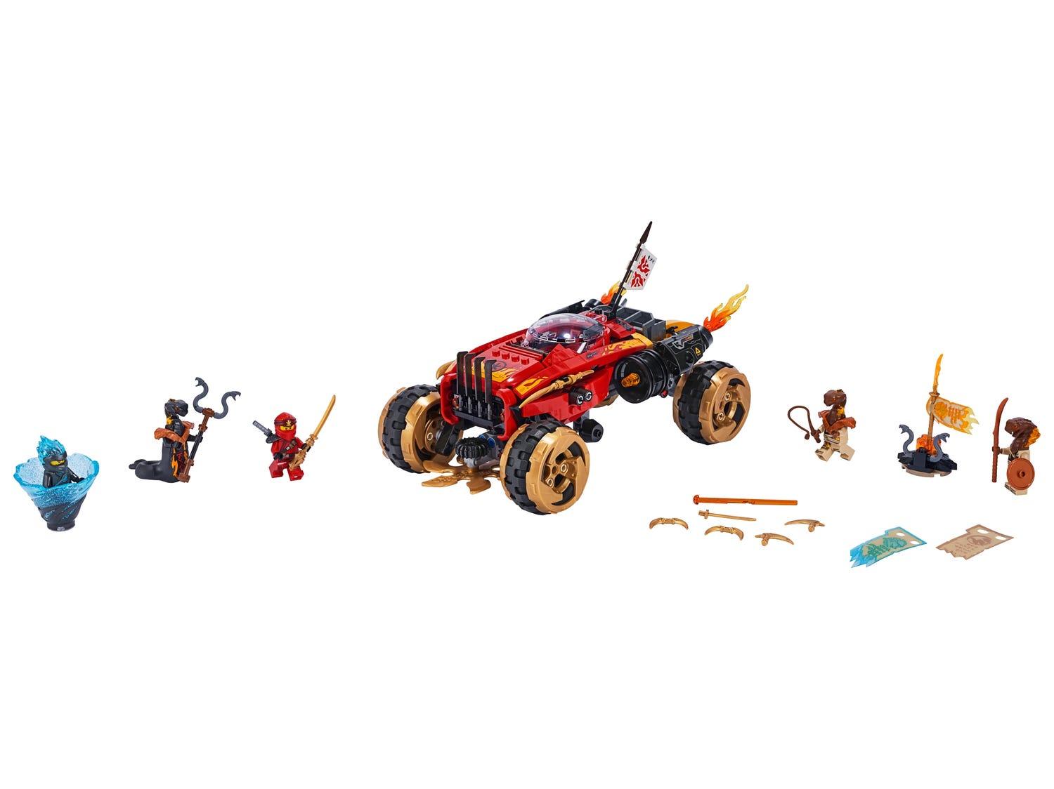 LEGO Katana, hakkende en rammende 4x4 auto 70675 Ninjago LEGO NINJAGO @ 2TTOYS | Official LEGO shop😊🥰 LEGO €. 34.99