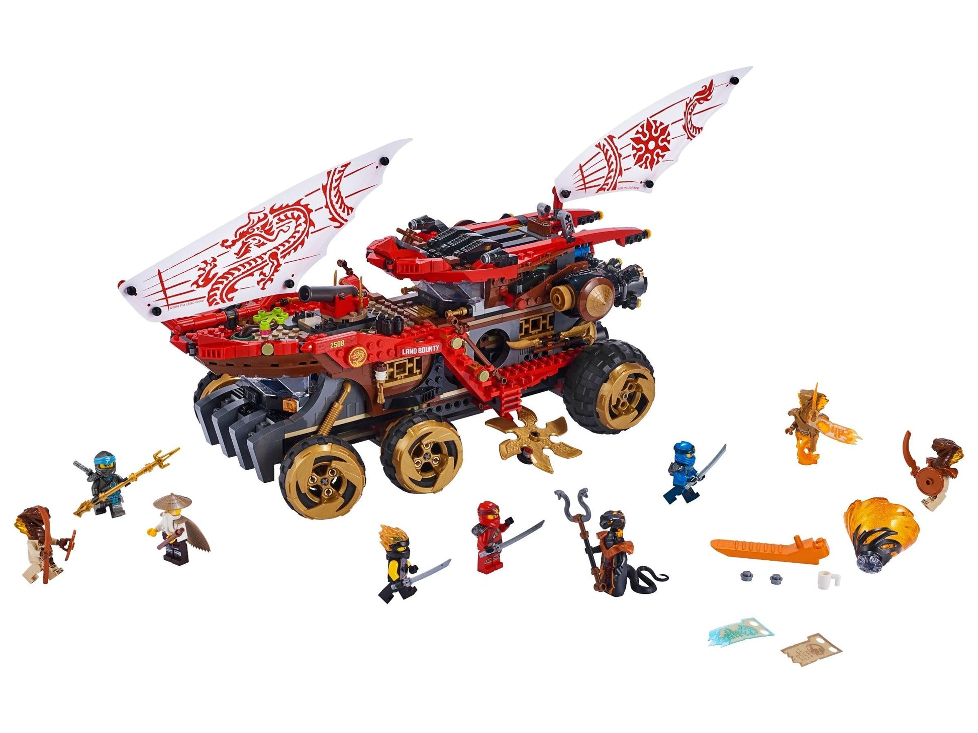 LEGO Landbounty met 2 auto's 70677 Ninjago LEGO NINJAGO @ 2TTOYS LEGO €. 149.99