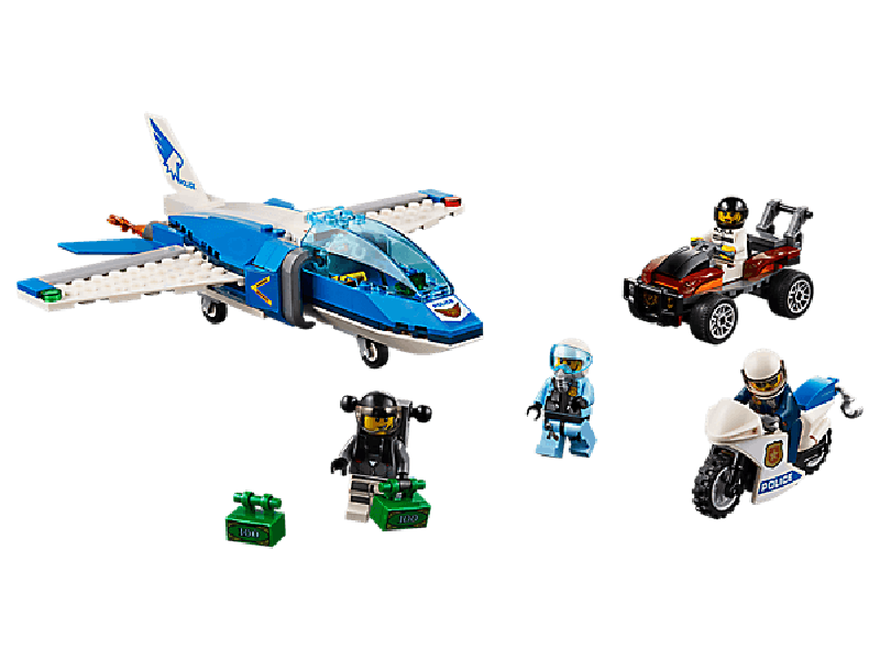 LEGO Lucht politie parachute met vliegtuig 60208 City LEGO CITY POLITIE @ 2TTOYS | Official LEGO shop😊🥰 LEGO €. 24.99