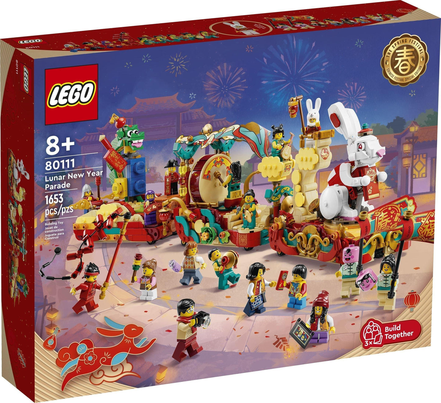 LEGO Lunar New Year Parade 80111 Chinese Newyear LEGO CHINEES NIEUWJAAR @ 2TTOYS LEGO €. 149.99