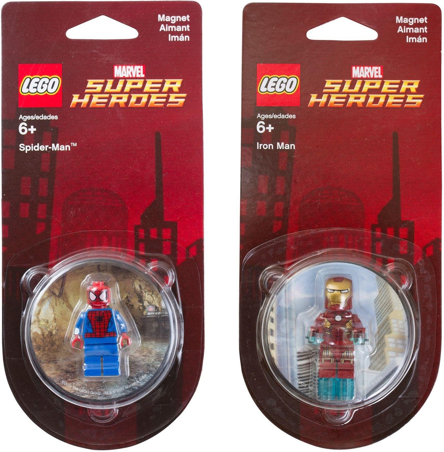 LEGO Magnet Set: Spiderman and Iron Man 5002827 Gear LEGO Gear @ 2TTOYS LEGO €. 13.99