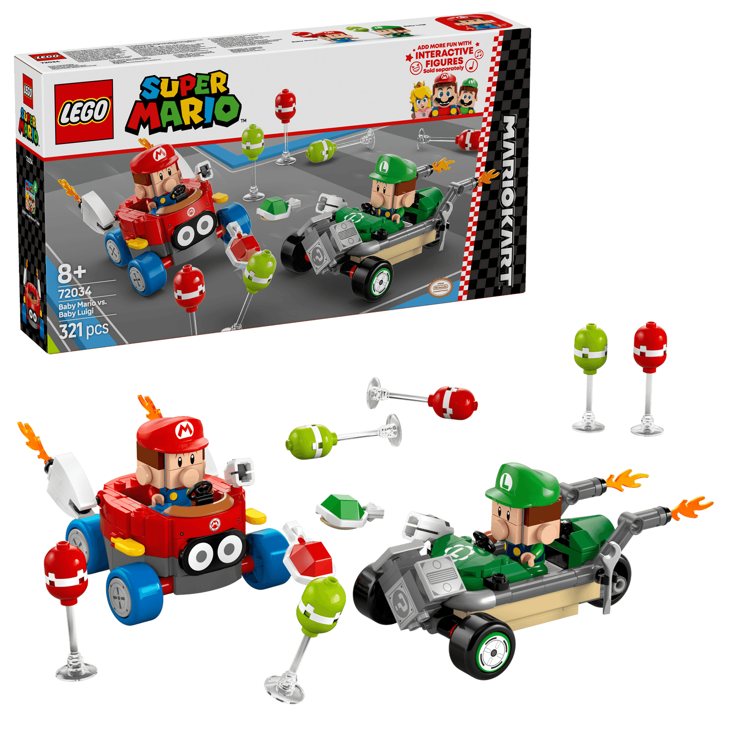 LEGO Mario Kart – Baby Mario vs. Baby Luigi 72034 SuperMario LEGO SUPERMARIO @ 2TTOYS | Official LEGO shop😊🥰 LEGO €. 25.49