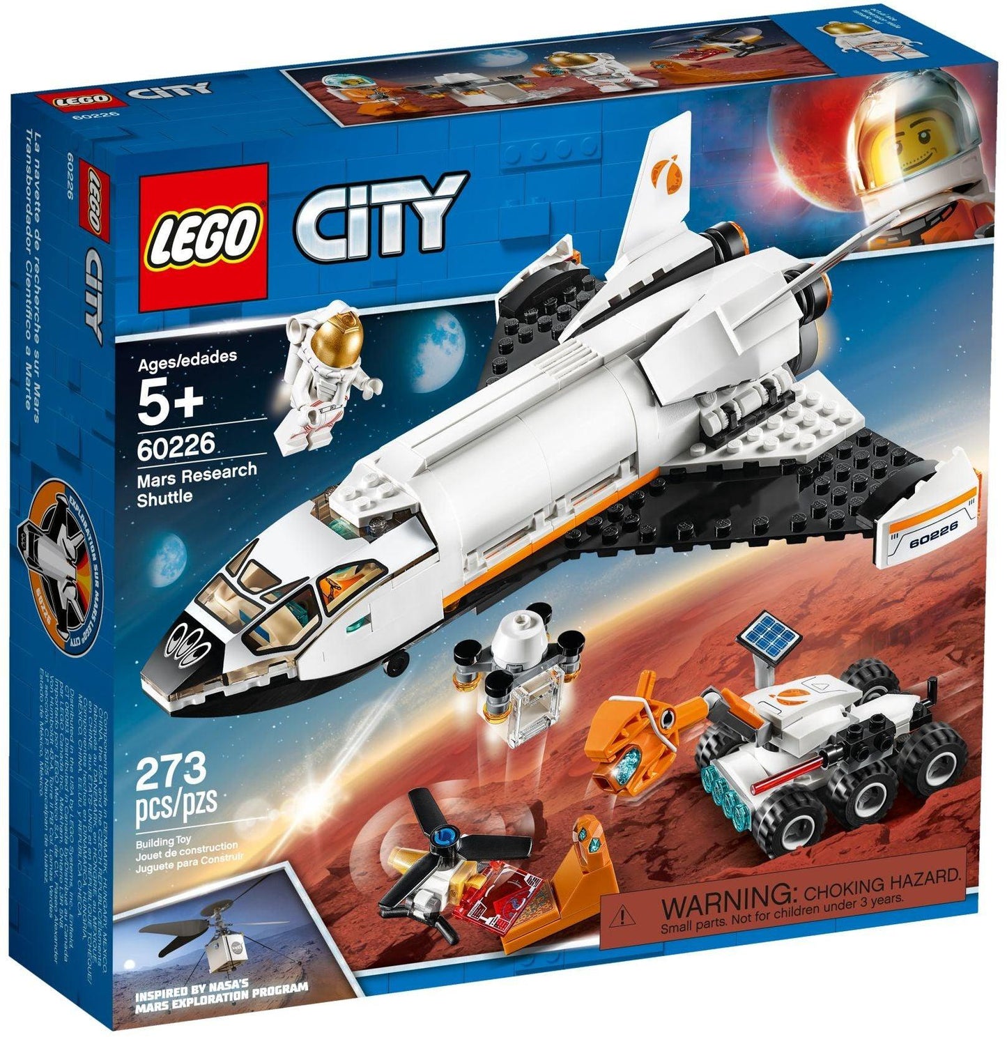 LEGO Mars onderzoek Shuttle 60226 City LEGO CITY RUIMTEVAART @ 2TTOYS | Official LEGO shop😊🥰 LEGO €. 59.99